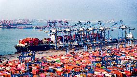 Port Trade in Qingdao