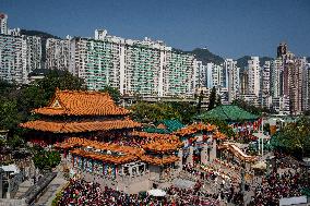 Hong Kong Lunar New Year Temple