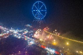 Fireworks Show in Suqian