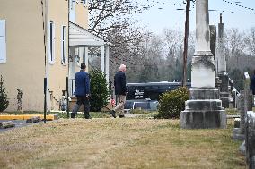 U.S. President Joe Biden Attends Mass At St. Joseph On The Brandywine Church