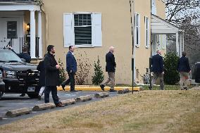 U.S. President Joe Biden Attends Mass At St. Joseph On The Brandywine Church