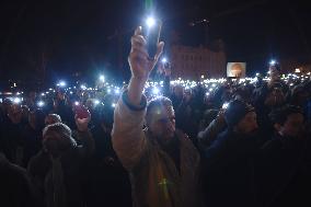 Protesters Demand Hungarian President's Resignation Over A Pardon In A Child Sexual Abuse Case