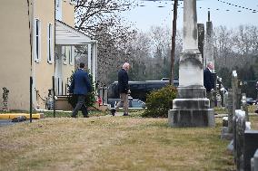 U.S. President Joe Biden Attends Mass At St. Joseph On The Brandywine Church