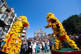 CHINA-MACAO-CHINESE LUNAR NEW YEAR-CELEBRATIONS (CN)