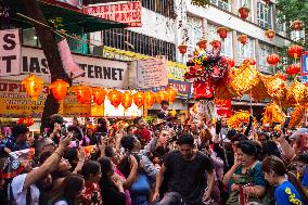 Chinese New Year Of The Wooden Dragon Celebration