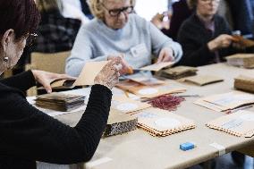 Counting of the pre-votes of the presidential elections