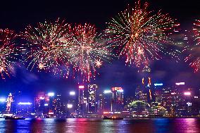CHINA-HONG KONG-SPRING FESTIVAL-FIREWORKS (CN)