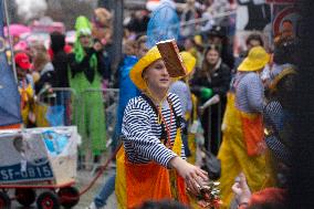 Traditional ''Schull Und Veedelzoch'' Carnival Parade In Cologne