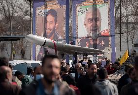 Missile And Military UAV Exhibition During Islamic Revolution Victory Anniversary