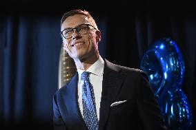 Election reception of NCP presidential candidate Alexander Stubb