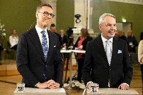 Finnish presidential election, election night event