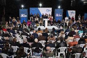Electoral Meeting Of The Popular Party In Outeiro De Rei