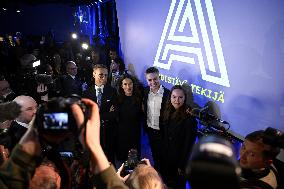 Election reception of NCP presidential candidate Alexander Stubb