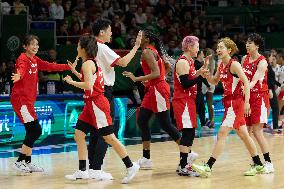 (SP) HUNGARY-SOPRON-BASKETBALL-FIBA WOMEN'S OLYMPIC QUALIFIERS-CANADA VS JAPAN