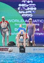 (SP)QATAR-DOHA-SWIMMING-WORLD AQUATICS CHAMPIONSHIPS-WOMEN'S 4X100M FREESTYLE RELAY