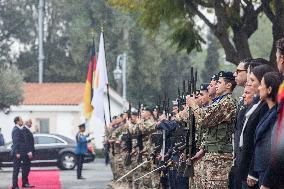 President Of Germany Visits Cyprus For The First Time.