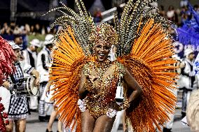 Parade of Samba Schools From The Sao Paulo