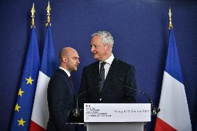 Handover Ceremony At Ministry Of The Economy And Finance - Paris