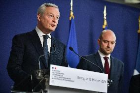 Handover Ceremony At Ministry Of The Economy And Finance - Paris