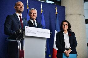 Handover Ceremony At Ministry Of The Economy And Finance - Paris