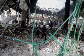 MIDEAST-GAZA-RAFAH-ISRAEL-AIR STRIKES-AFTERMATH