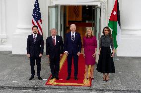 Joe Biden welcomes Jordan King Abdullah II - Washington