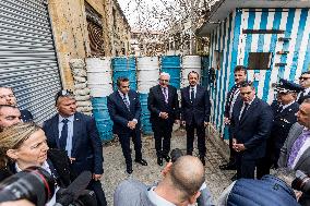 President Of Germany Is Guided In Old Nicosia