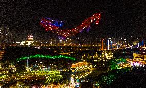 Drones Dragon Pattern in Nanning