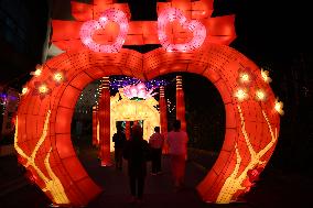 Colored Lantern Display in Jiujiang