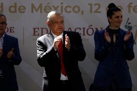 Mexico’s President Lopez Obrador Inaugurates Technological Baccalaureate School