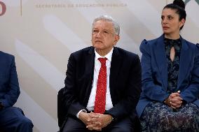 Mexico’s President Lopez Obrador Inaugurates Technological Baccalaureate School