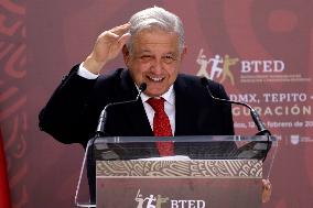 Mexico’s President Lopez Obrador Inaugurates Technological Baccalaureate School