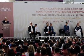 Mexico’s President Lopez Obrador Inaugurates Technological Baccalaureate School