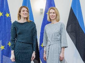 Roberta Metsola´s visit to Tallinn