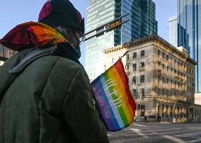 Edmonton Rally In Support Of Trans Youth
