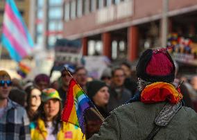 Edmonton Rally In Support Of Trans Youth