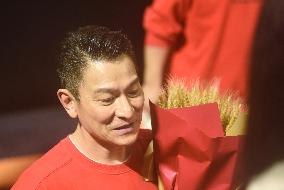 Actor Andy Lau's New Movie Roadshow in Hangzhou