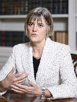 Britain's ambassador to Japan Julia Longbottom