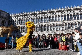 ITALY-VENICE-CARNIVAL-CHINESE COSTUME SHOW