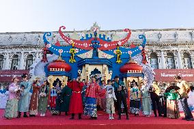 ITALY-VENICE-CARNIVAL-CHINESE COSTUME SHOW