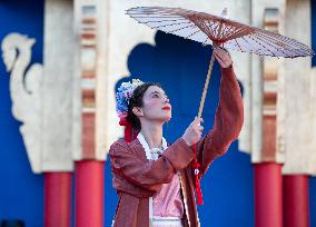 ITALY-VENICE-CARNIVAL-CHINESE COSTUME SHOW