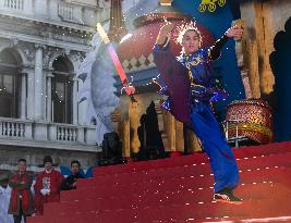 ITALY-VENICE-CARNIVAL-CHINESE COSTUME SHOW