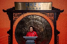Hong Kong Exchange Market Opening Ceremony After Lunar New Year Holiday