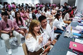 Marriage License Ceremony On Valentine's Day In Bangkok.