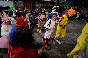 Carnival Of Masks And Costumes In Culhuacán, Mexico City