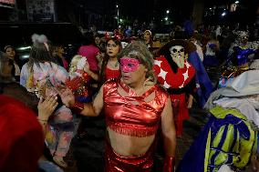 Carnival Of Masks And Costumes In Culhuacán, Mexico City