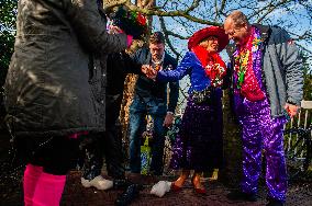 The Farmer's Wedding, One Of The Dutch Carnival Traditions Was Held In Nijmegen.