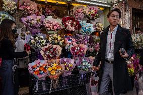 Hong Kong Marks Valentine's Day