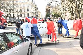 Protest Of Milk Producers - Paris