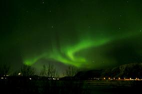 ICELAND-SELFOSS-NORTHERN LIGHTS